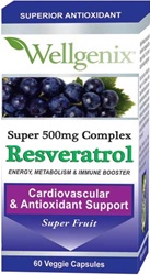 resveratrol 500mg veggie capsules